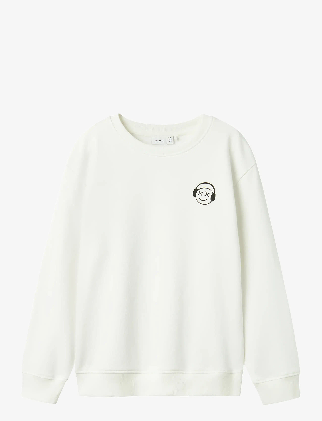 name it - NKMBEARNE LS NREG SWEAT UNB - sweat-shirt - cloud dancer - 0