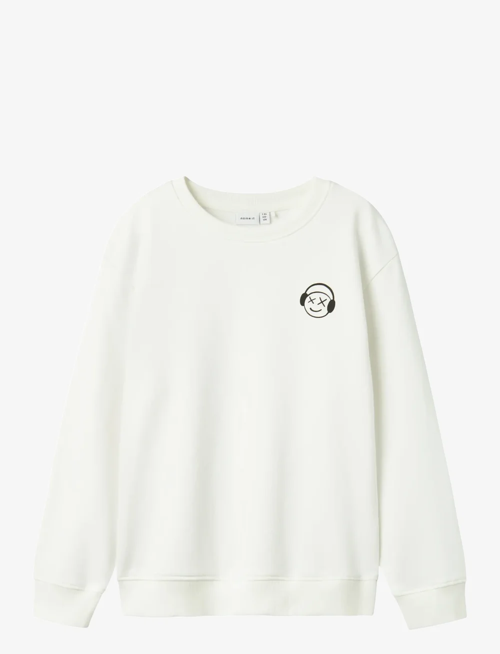 name it - NKMBEARNE LS NREG SWEAT UNB - sweatshirts - cloud dancer - 0