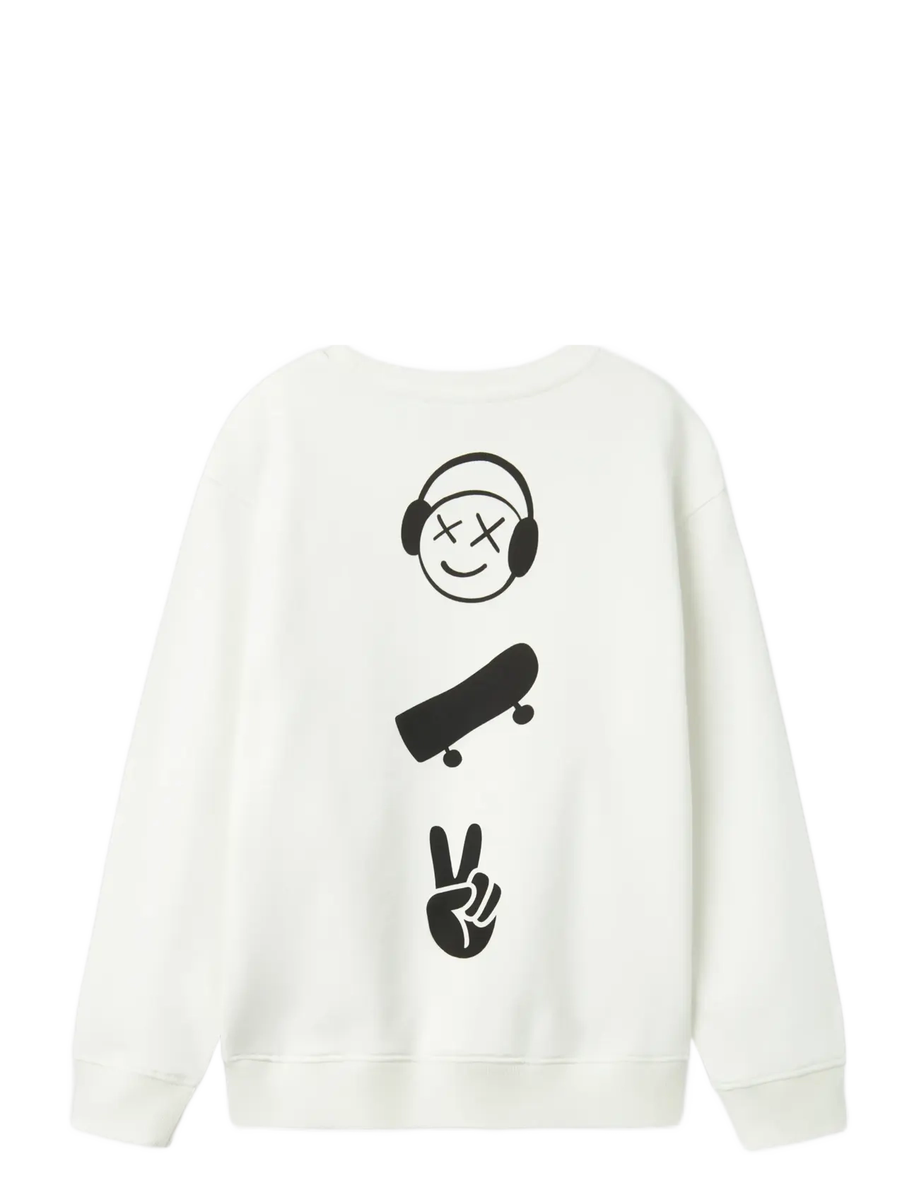 name it - NKMBEARNE LS NREG SWEAT UNB - cloud dancer - 1