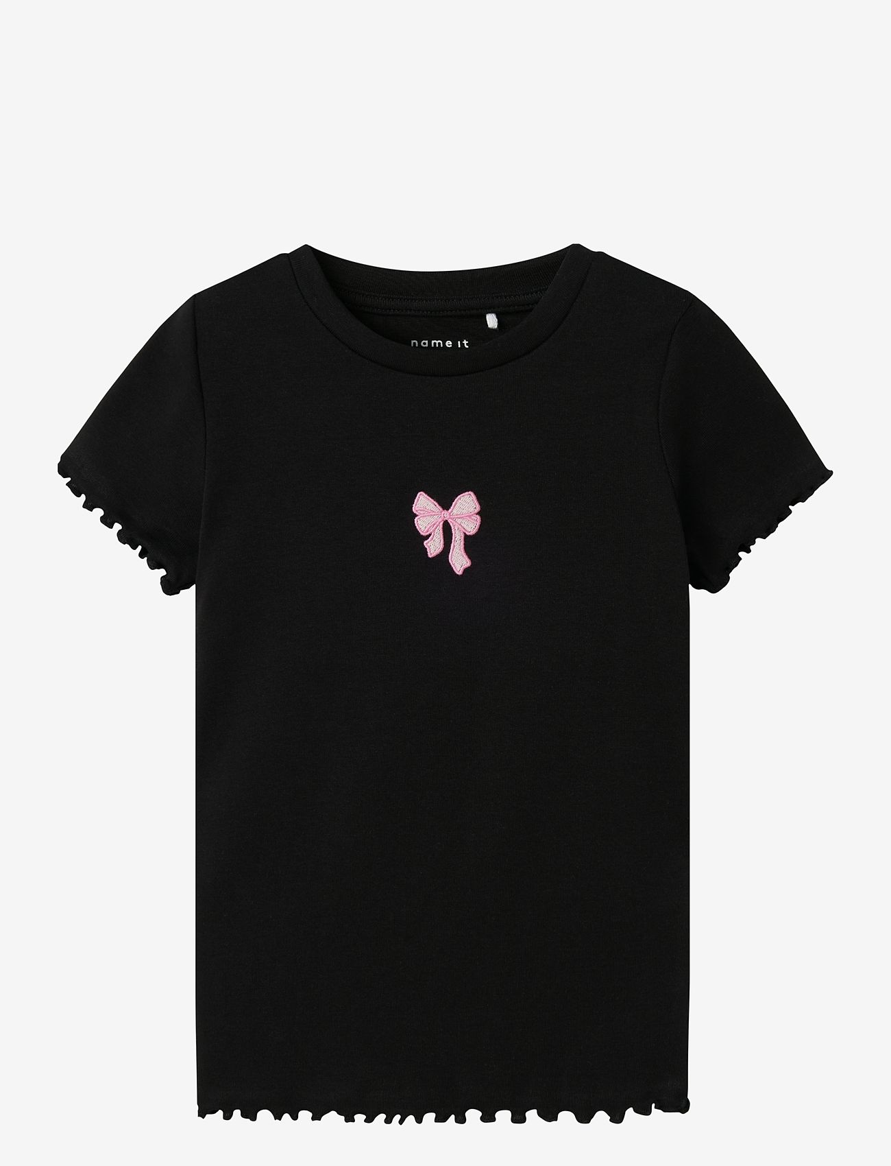 name it - NMFLIEVE SS SLIM TOP - black - 0