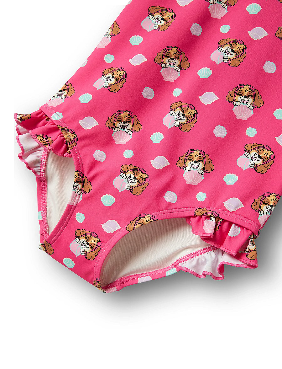 name it - NMFMARIA PAWPATROL SWIMSUIT CPLG - badedragter - carmine rose - 0