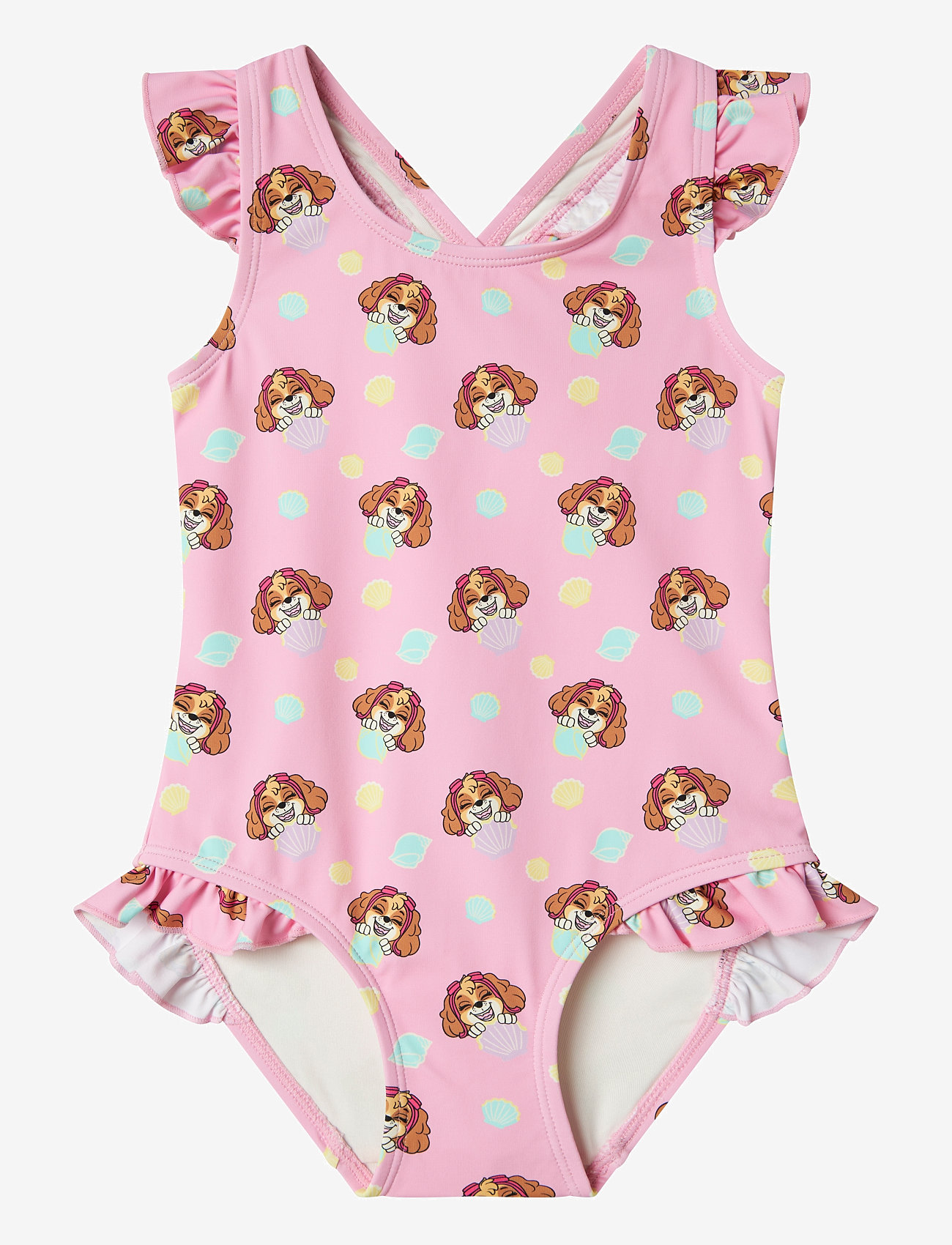 name it - NMFMARIA PAWPATROL SWIMSUIT CPLG - badeanzüge - pink frosting - 0