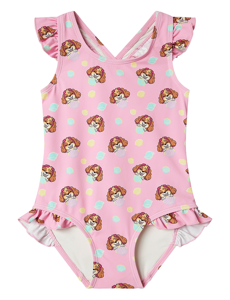 name it - NMFMARIA PAWPATROL SWIMSUIT CPLG - badedragter - pink frosting - 0
