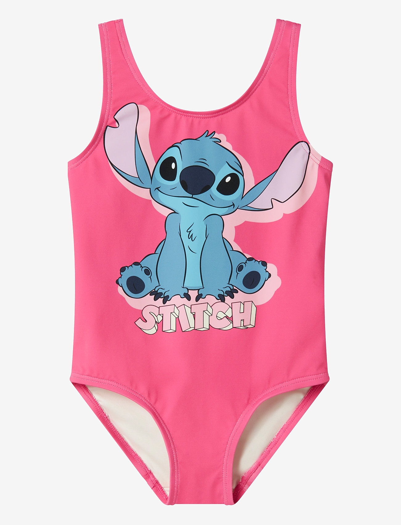 name it NMFMODINA STITCH SWIMSUIT WDI - Swimsuits - CARMINE ROSE / pink/rose