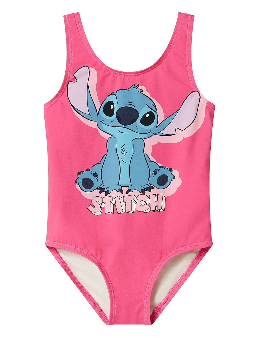 name it - NMFMODINA STITCH SWIMSUIT WDI - badeanzüge - carmine rose - 0