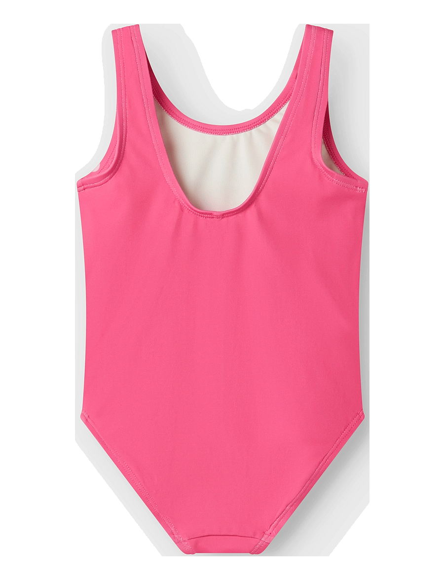 name it - NMFMODINA STITCH SWIMSUIT WDI - badeanzüge - carmine rose - 1