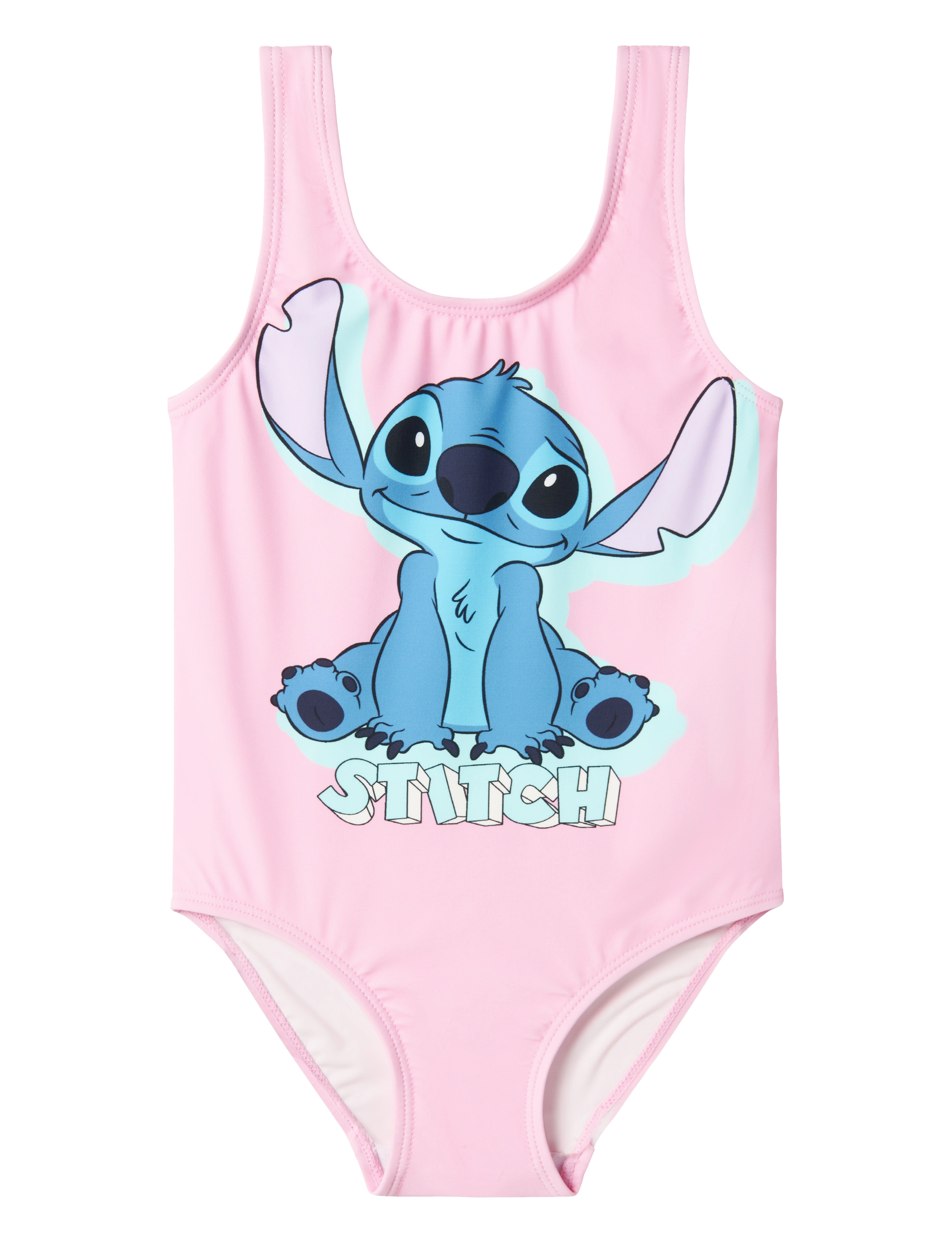 NAME IT Nmfmodina Stitch Badeanzug Wdi Pink - 74-80 - Kinder