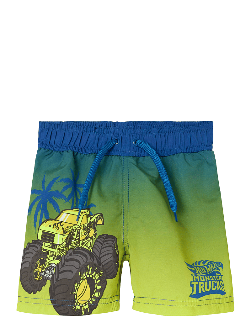 name it - NMMMUZ HOTWHEELS LONG SWIMSHORTS SKY - badebukser - limoges - 0