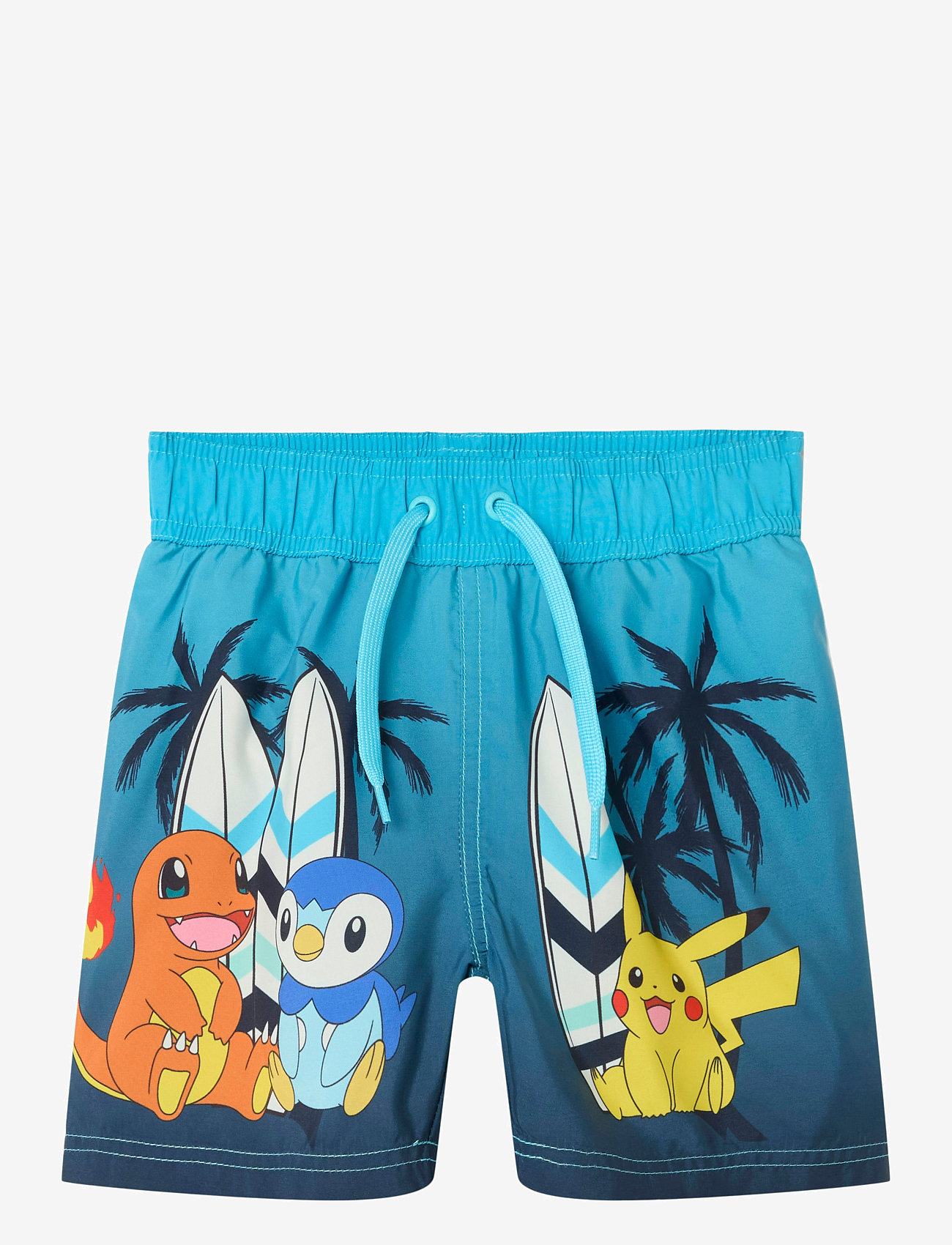 name it - NMMMCCOY POKEMON LONG SWIMSHORTS SKY - badehosen - bluefish - 0