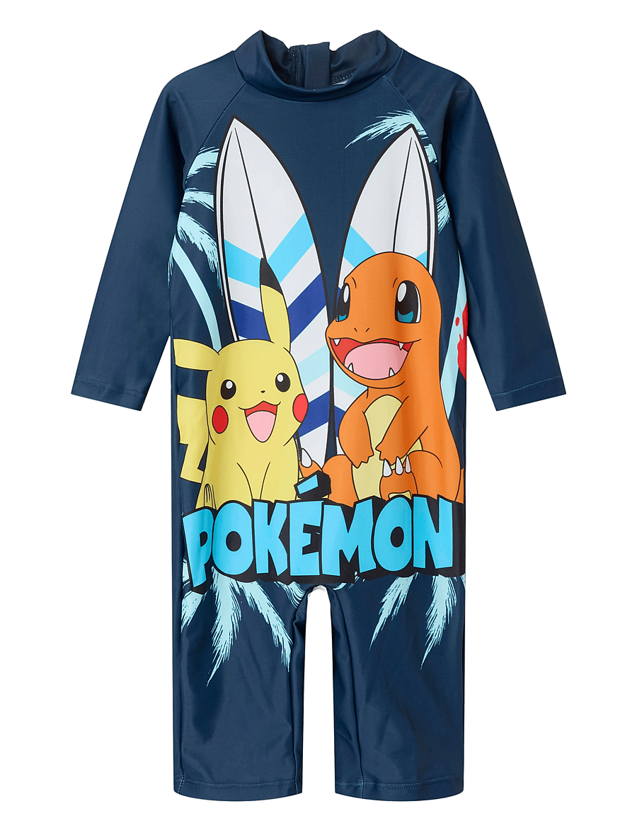 name it - NMMMAGIC POKEMON UV 3/4 SUIT SKY - acheter par âge - navy blazer - 0