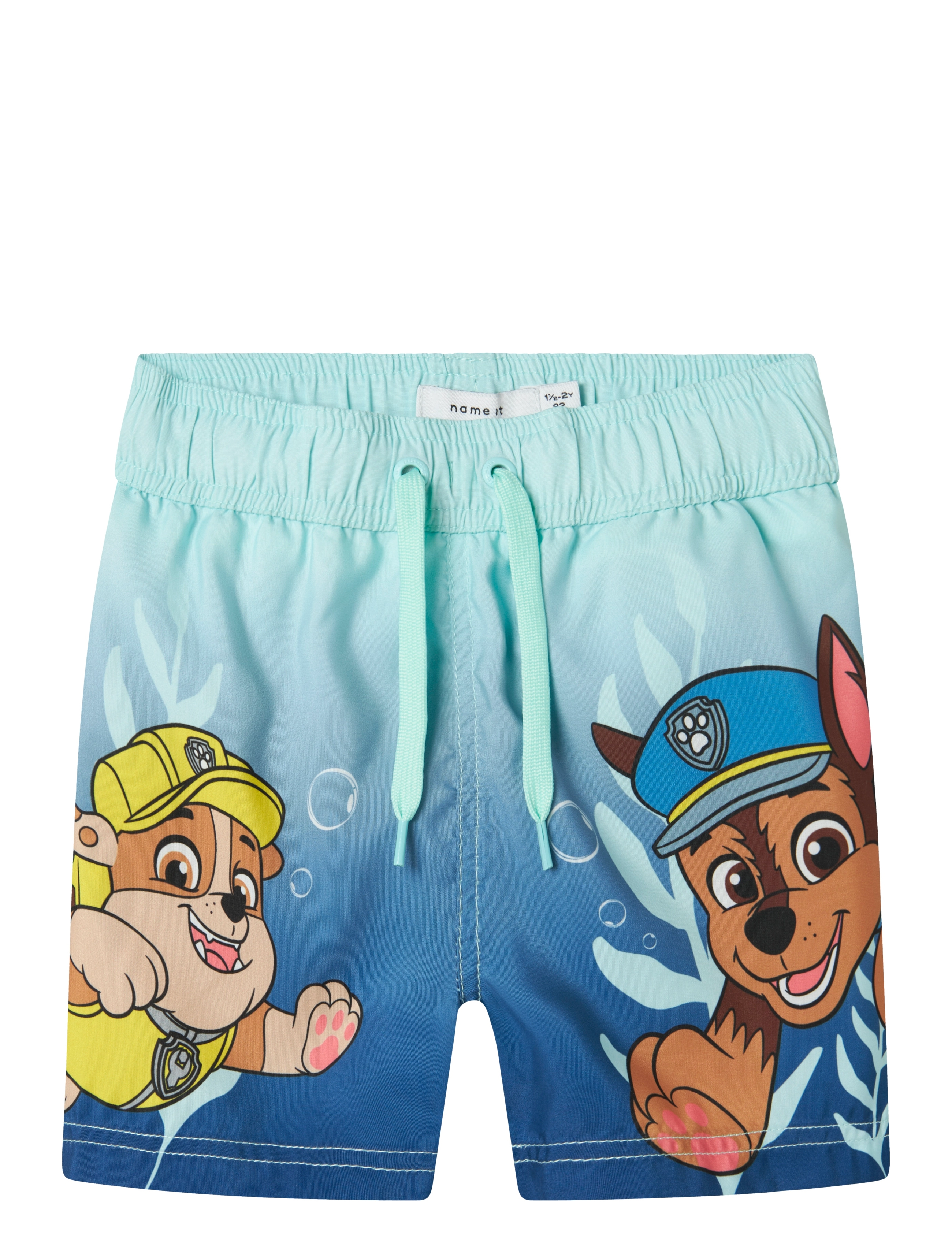NAME IT Nmmmabbe Paw Long Badehose Cplg Blau - 80 - Kinder