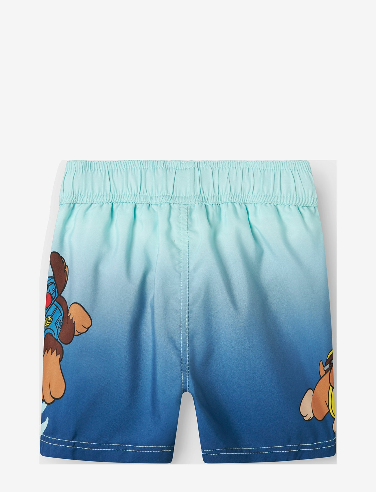 name it - NMMMABBE PAW LONG SWIMSHORTS CPLG - badebukser - blue tint - 1
