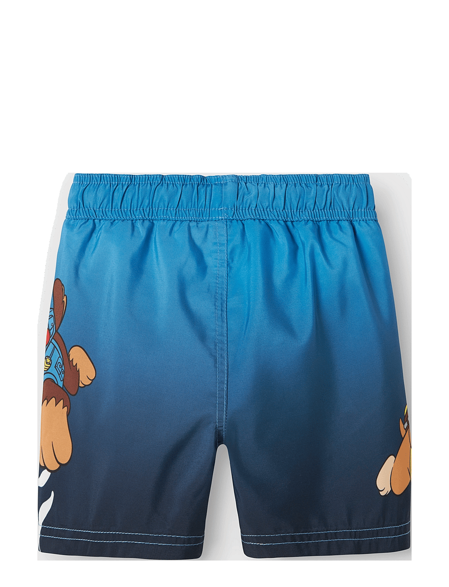 name it - NMMMABBE PAW LONG SWIMSHORTS CPLG - badehosen - parisian blue - 2