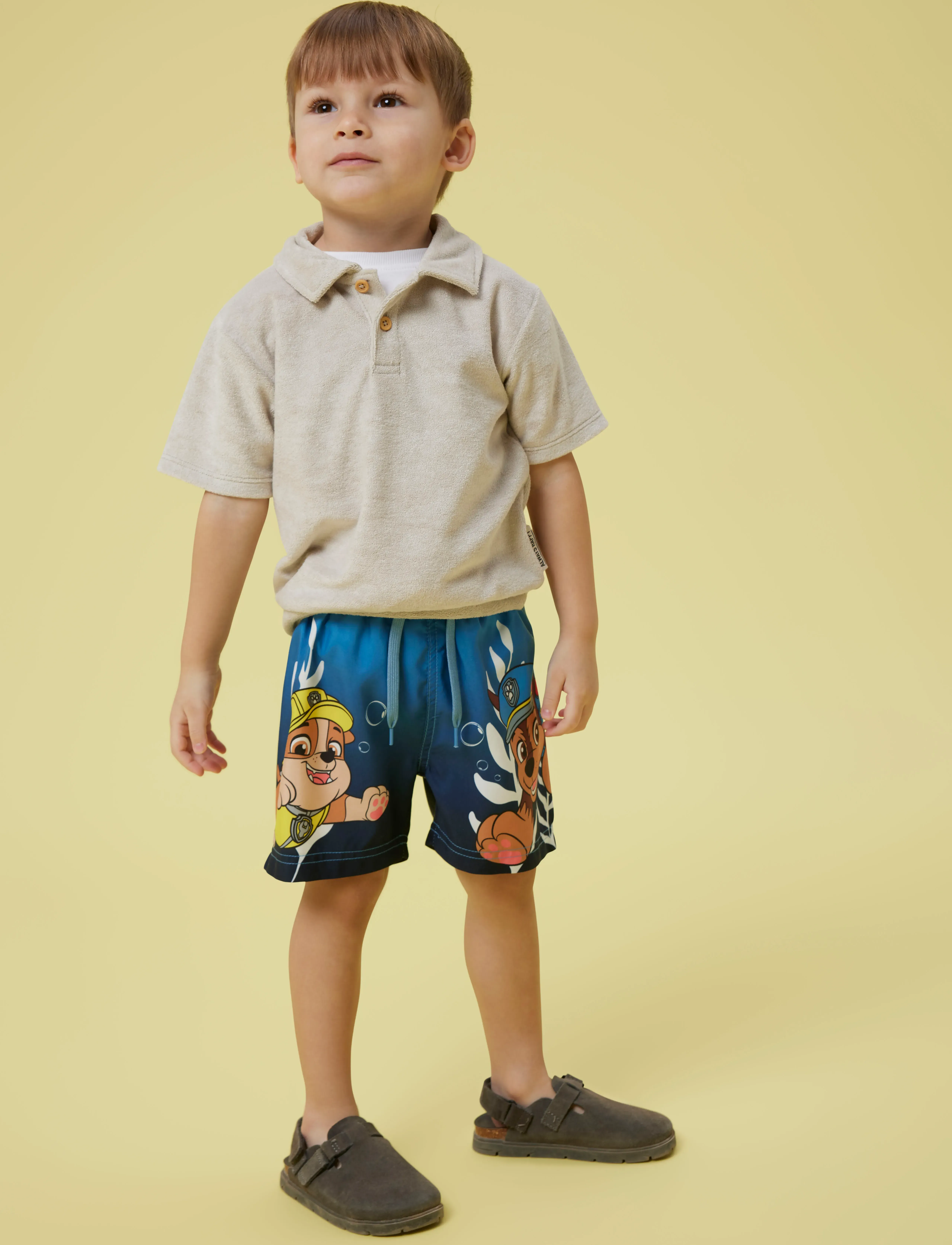 name it - NMMMABBE PAW LONG SWIMSHORTS CPLG - badehosen - parisian blue - 4