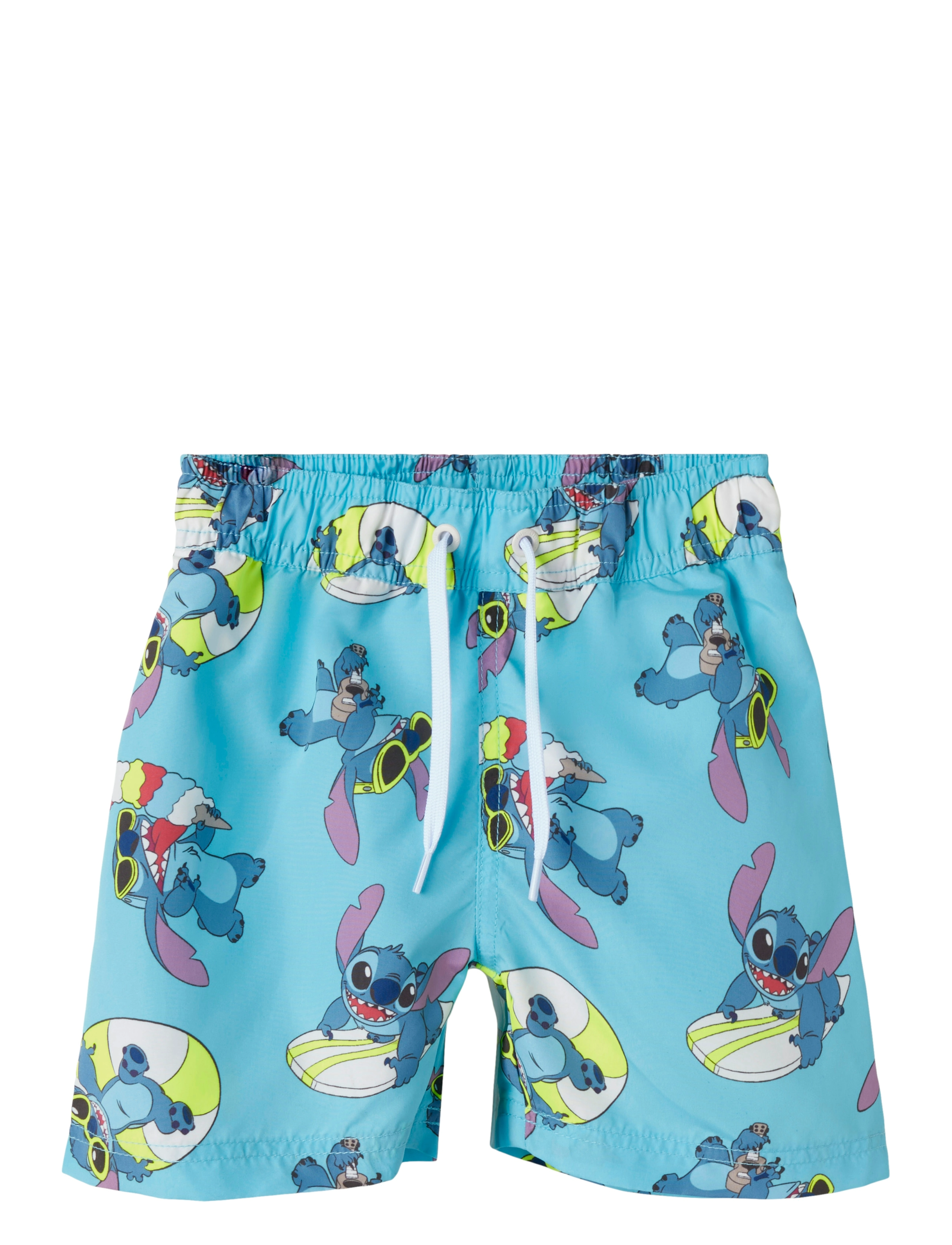 NAME IT Nmmmic Stitch Long Badehose Wdi Blau - 80 - Kinder