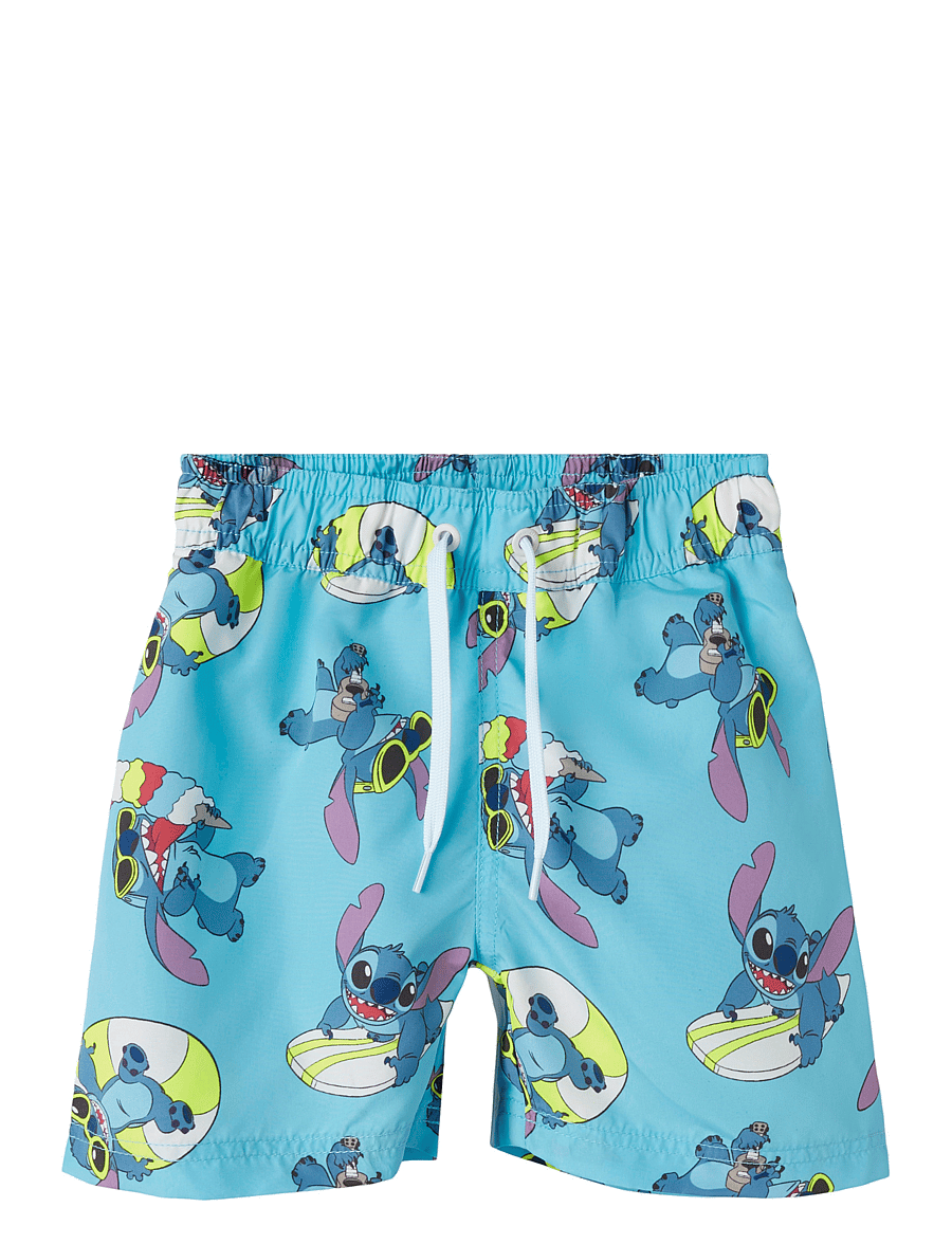 name it - NMMMIC STITCH LONG SWIMSHORTS WDI - badebukser - bluefish - 0
