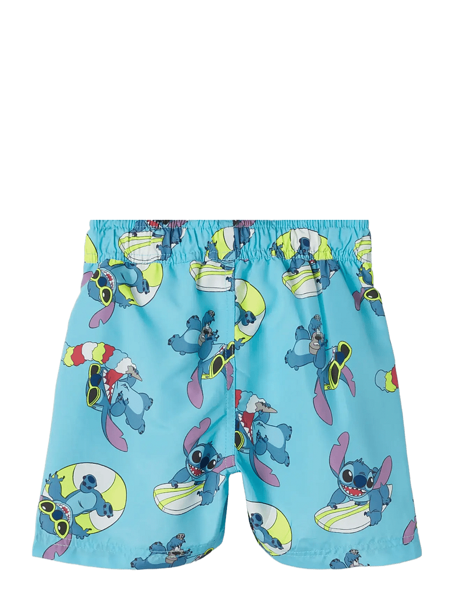 name it - NMMMIC STITCH LONG SWIMSHORTS WDI - badebukser - bluefish - 1