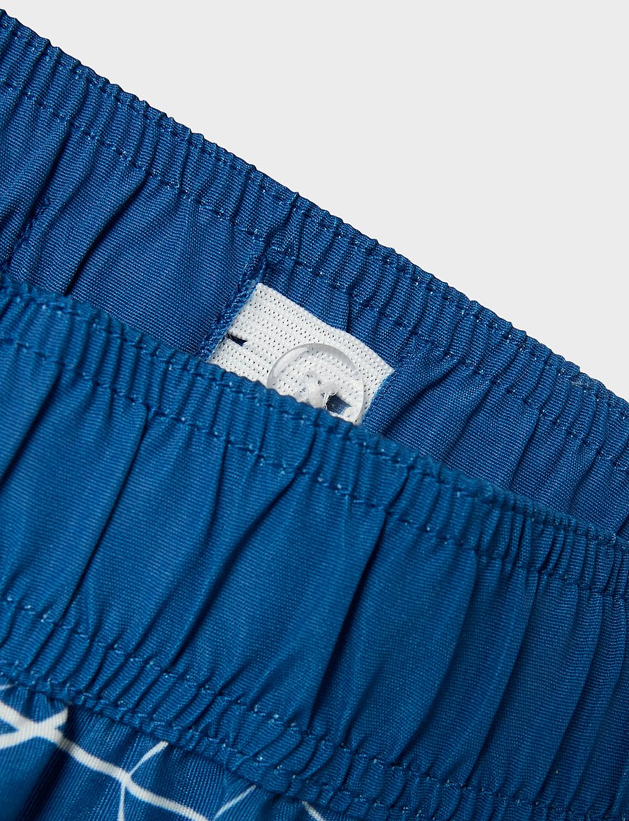 name it - NMMMAVE SPIDER LONG SWIMSHORTS MAR - badebukser - limoges - 2