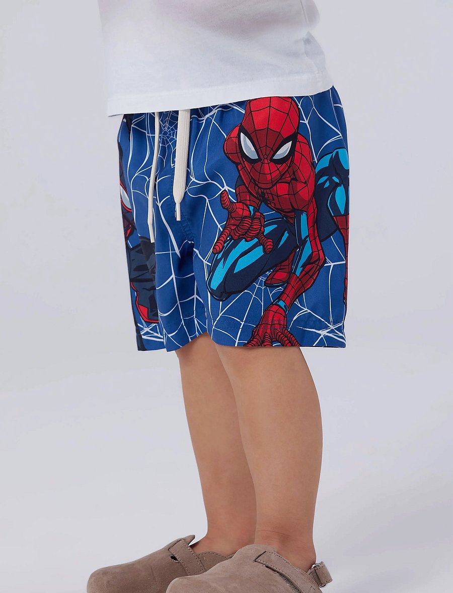 name it - NMMMAVE SPIDER LONG SWIMSHORTS MAR - badebukser - limoges - 3