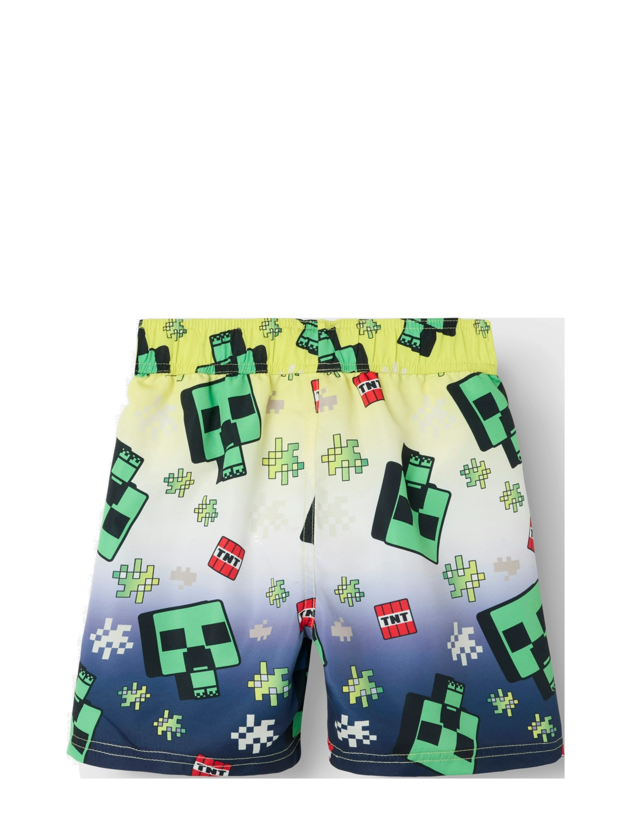 name it - NKMMYX MINECRAFT SWIMSHORTS BFU - safety yellow - 1