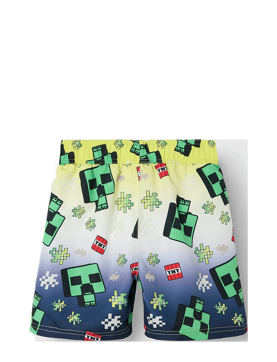 name it - NKMMYX MINECRAFT SWIMSHORTS BFU - safety yellow - 1