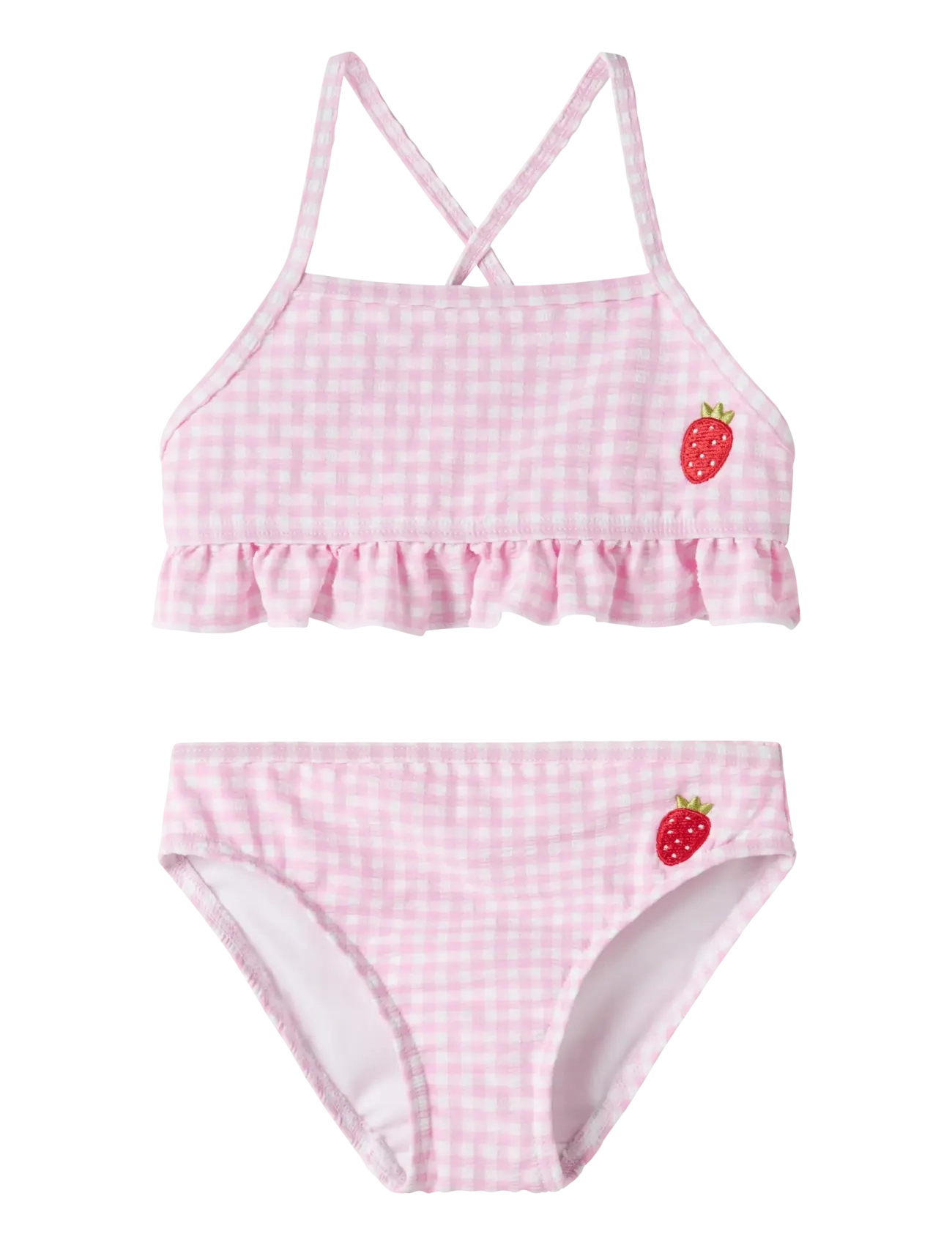 name it Nmfzammer Bikini, 98-104, Bademode, Rosa - Bikinis, Kinder