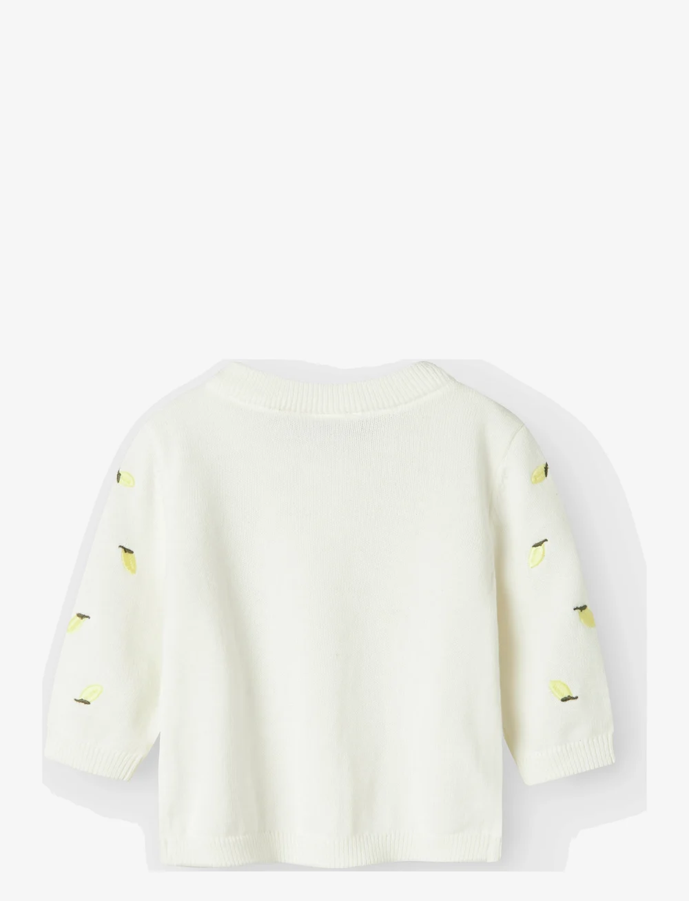 name it - NBFDETRILLE LS KNIT CARD BOX - cardigans - cloud dancer - 1