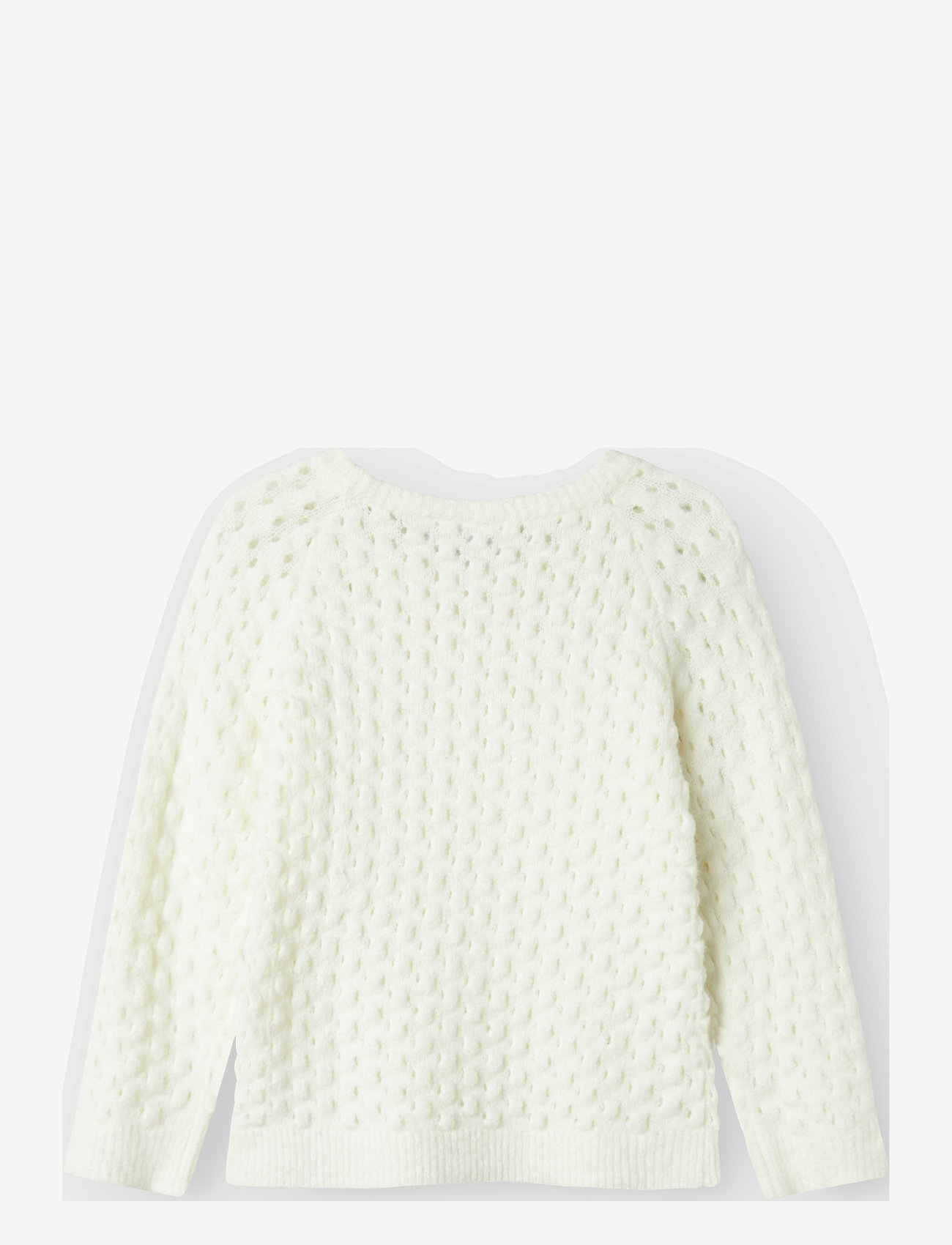 name it - NMFDALONE LS KNIT - pullover - cloud dancer - 3