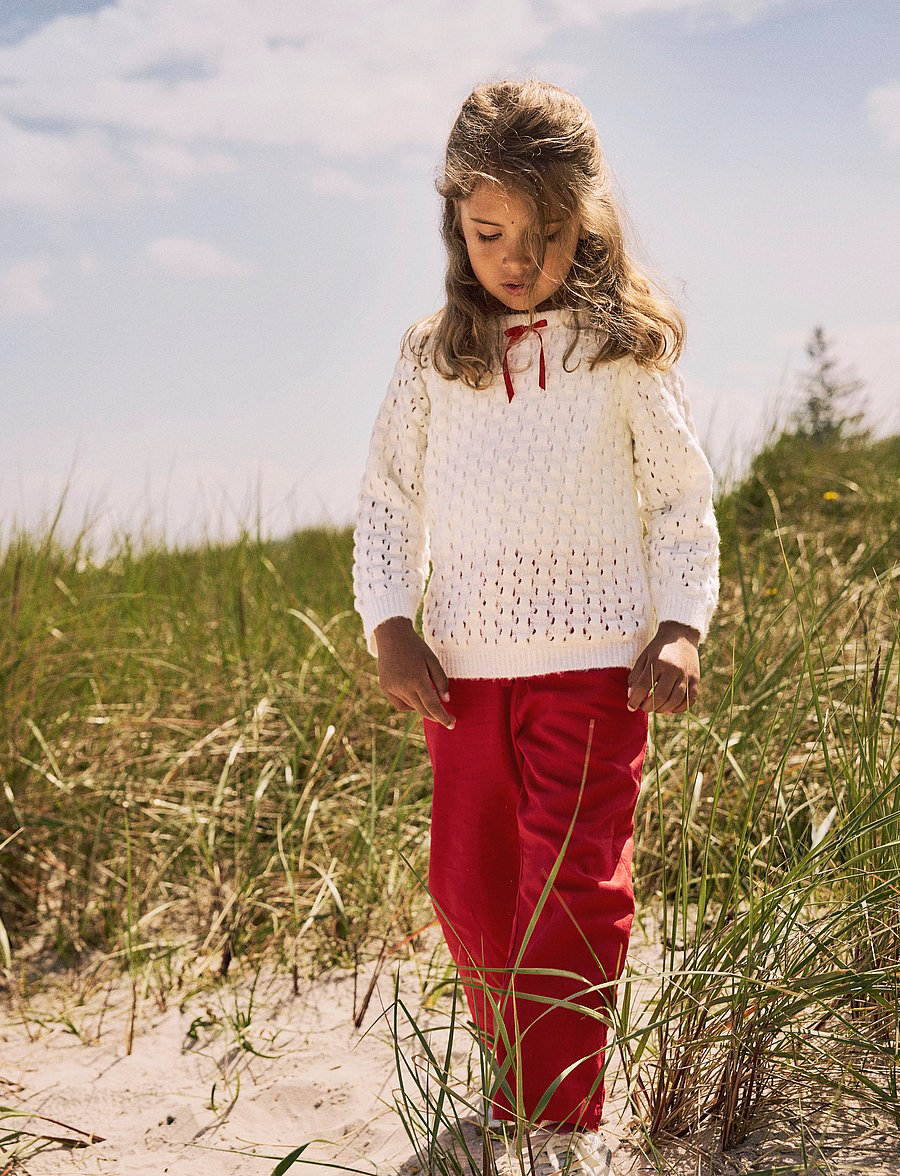 name it - NMFDALONE LS KNIT - trøjer - cloud dancer - 4