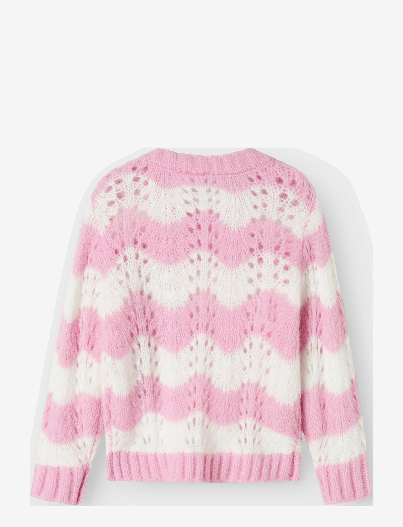 name it - NMFDAMILLA LS KNIT - neulepuserot - pink frosting - 1