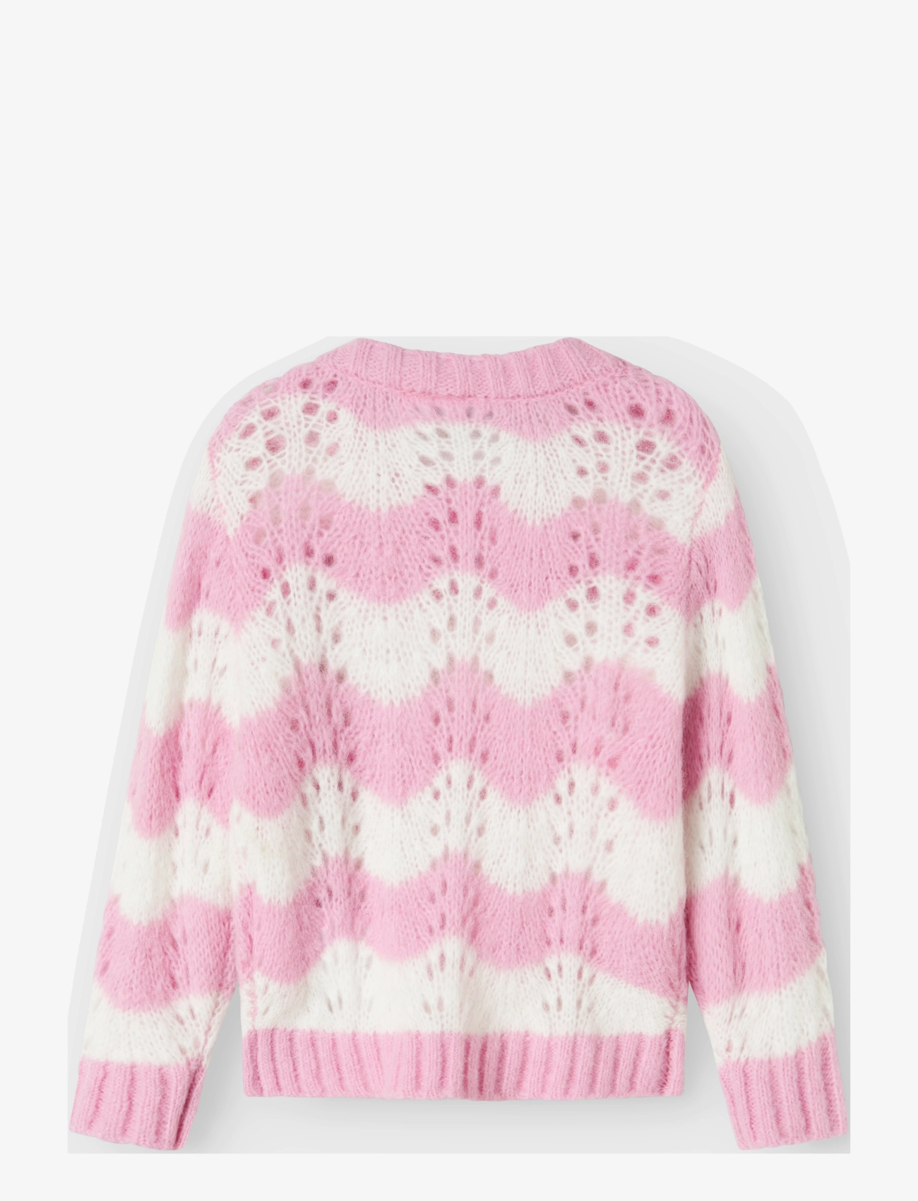 name it - NMFDAMILLA LS KNIT - pullover - pink frosting - 1