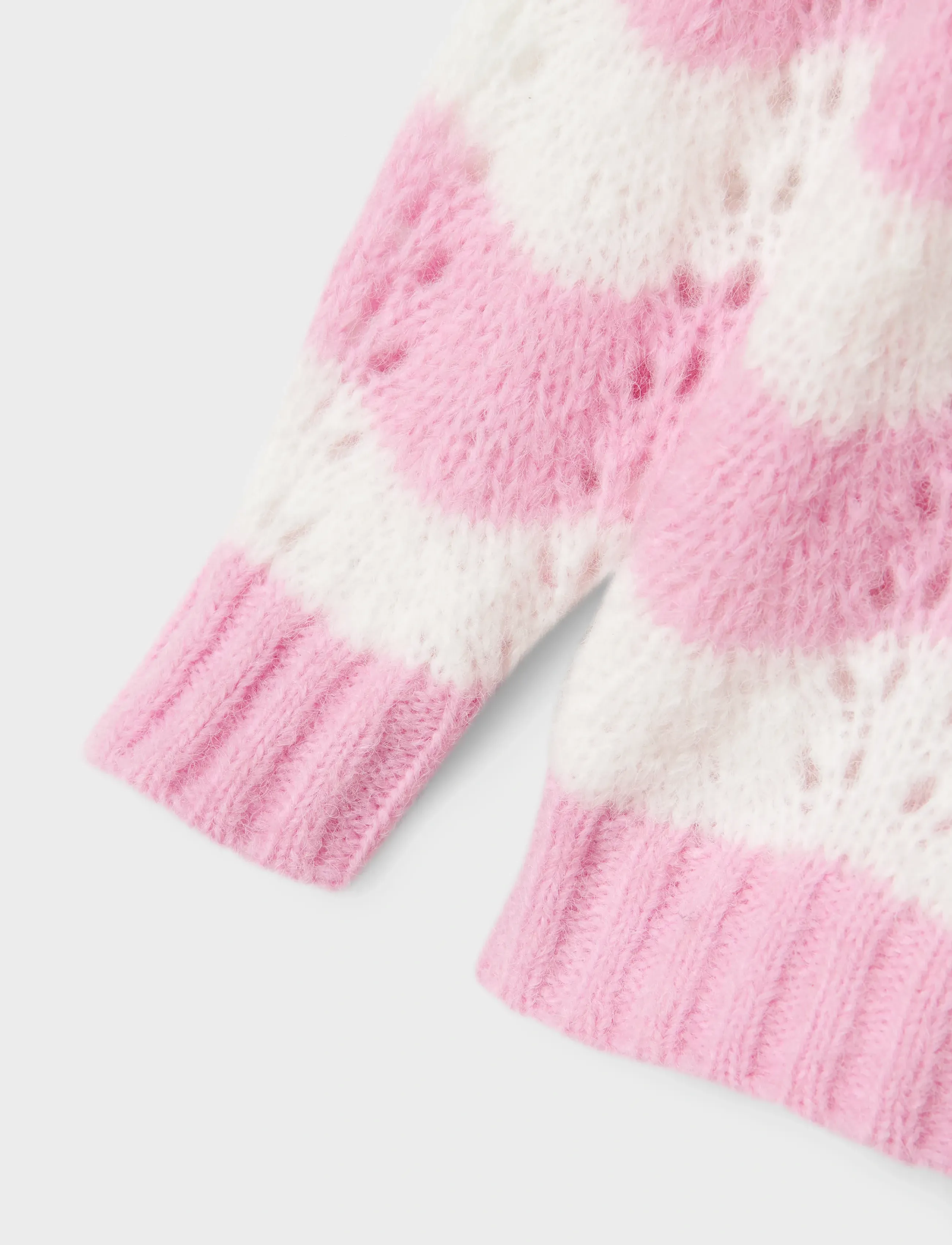 name it - NMFDAMILLA LS KNIT - pullover - pink frosting - 3