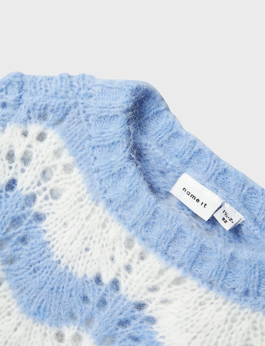 name it - NMFDAMILLA LS KNIT - pullover - serenity - 2