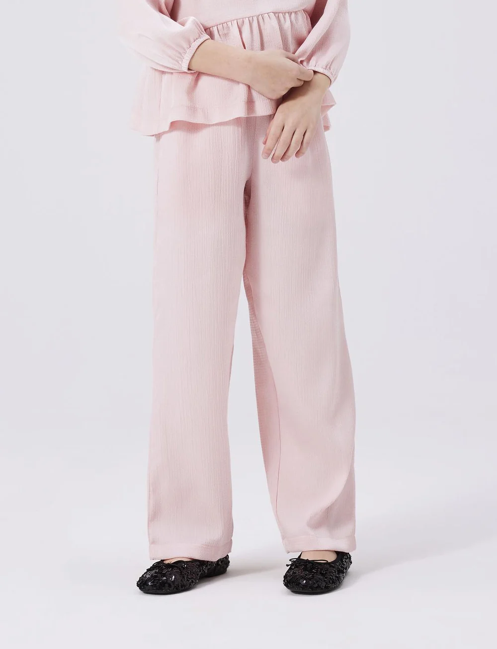 name it - NKFHANIN WIDE PANT - shop op leeftijd - lilac snow - 0