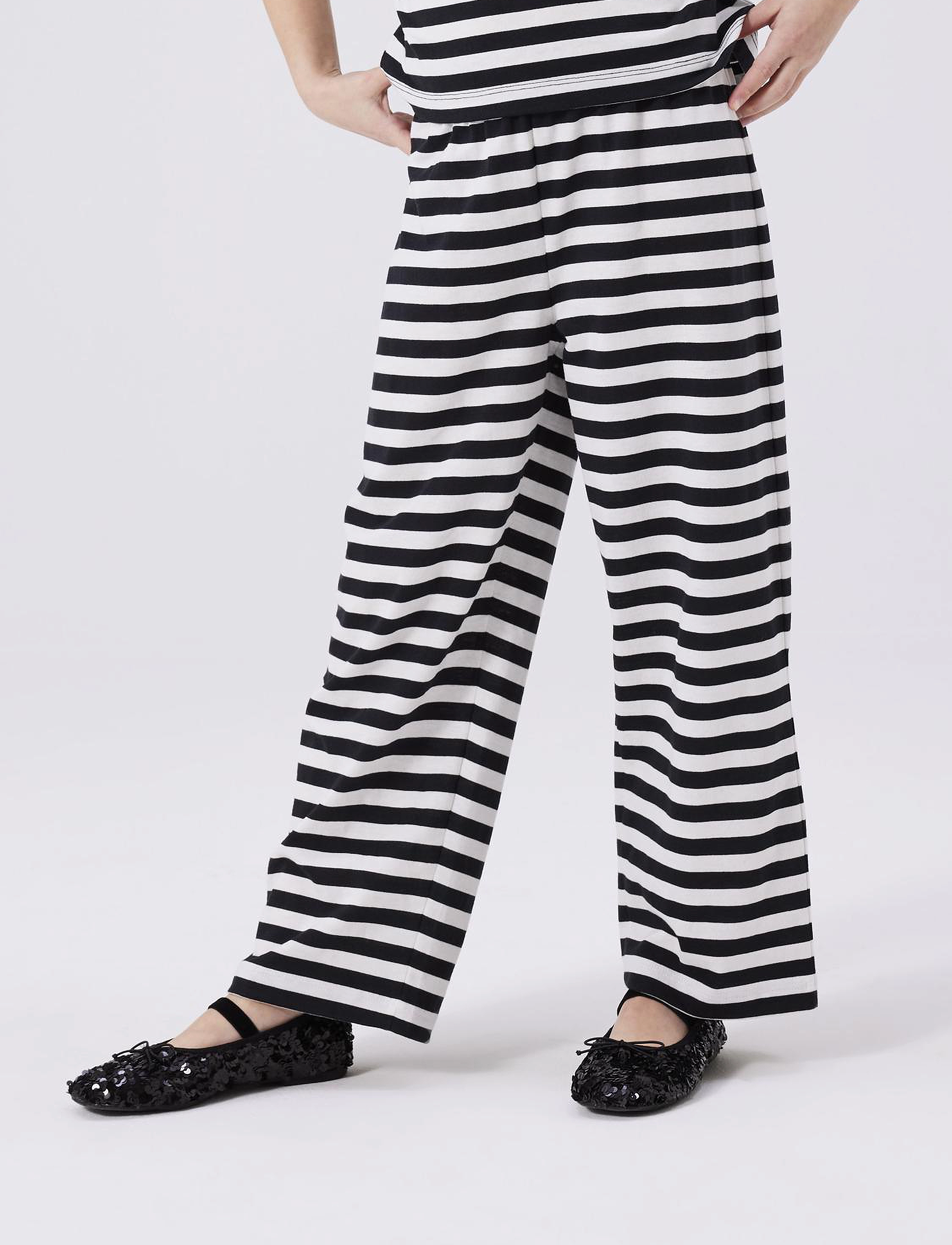 name it - NKFHOFIA WIDE PANT - black oyster - 4