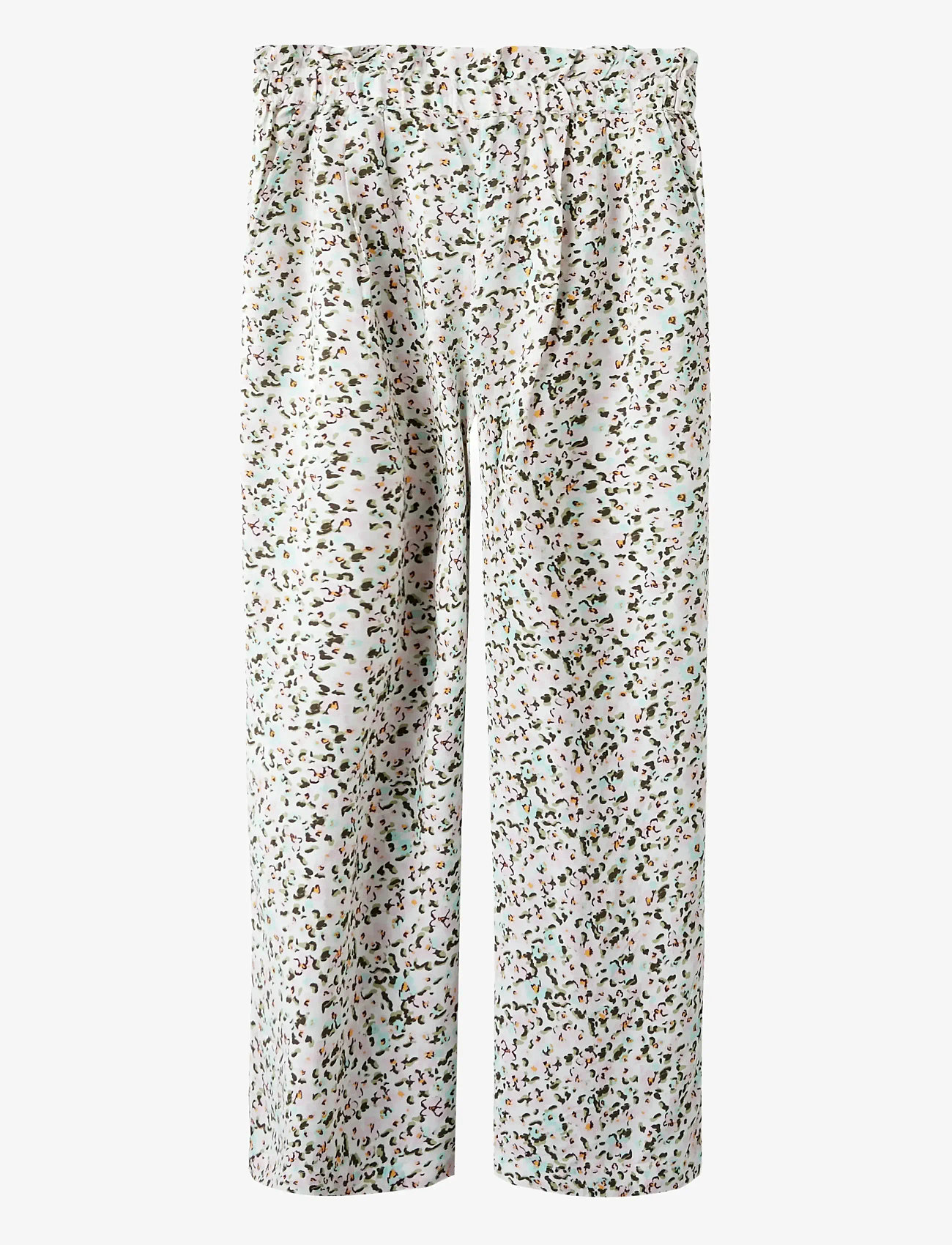 name it - NKFVELMA WIDE PANT - efterårstøj - bright white - 0