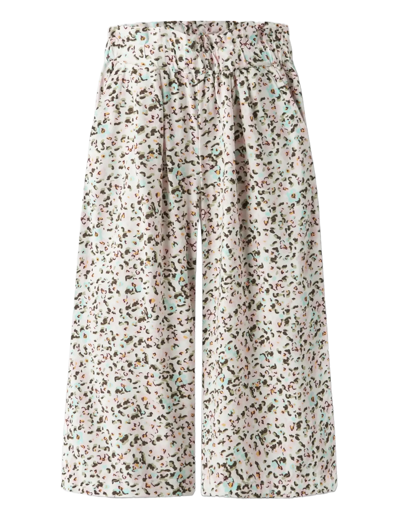 name it NMFVELMA WIDE PANT - Underdele - BRIGHT WHITE / multi