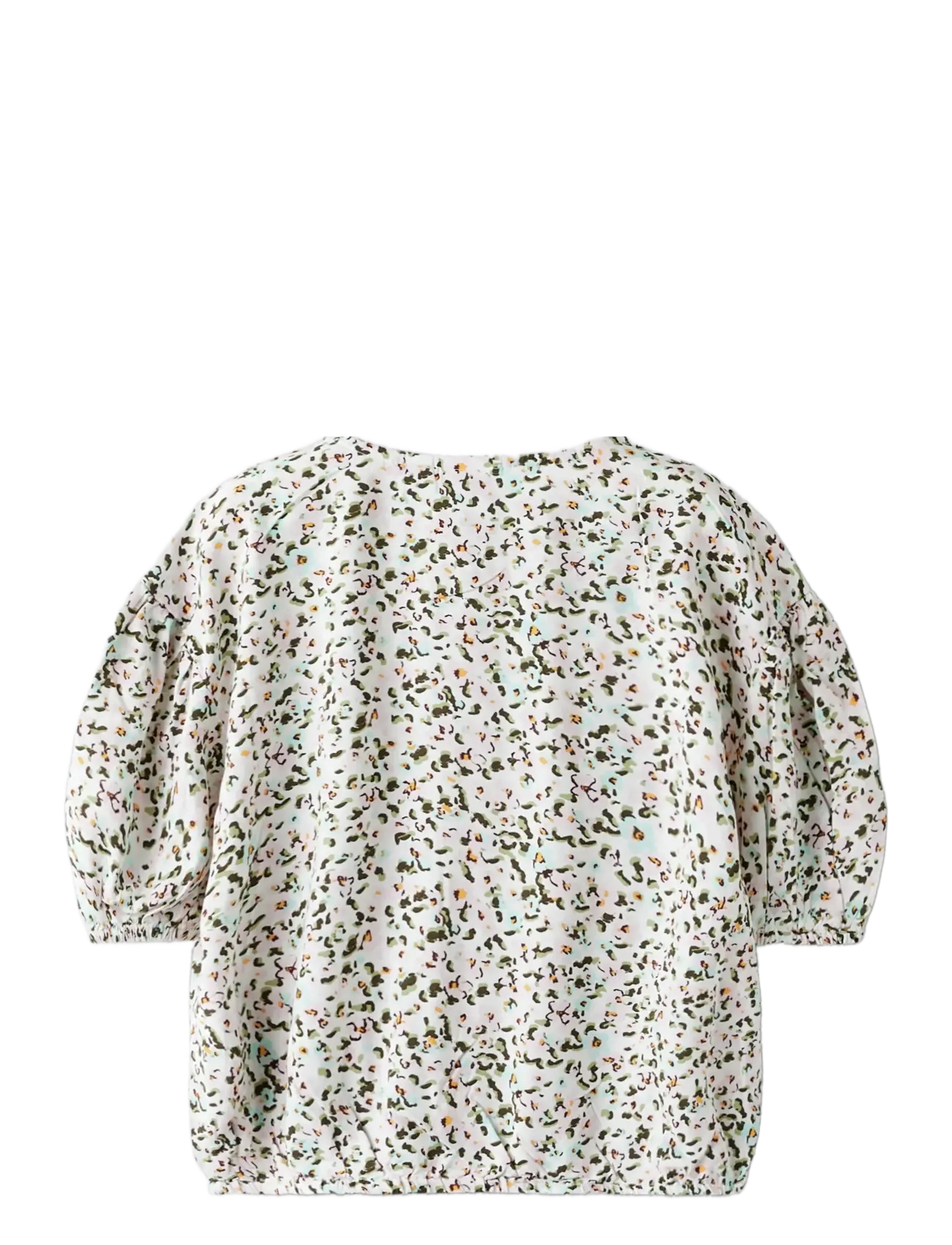 name it - NKFVELMA SS SHORT TOP - blusen & tuniken - bright white - 1