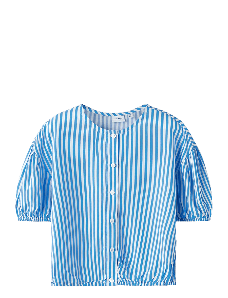 name it - NKFVELMA SS SHORT TOP - blusen & tuniken - provence - 0