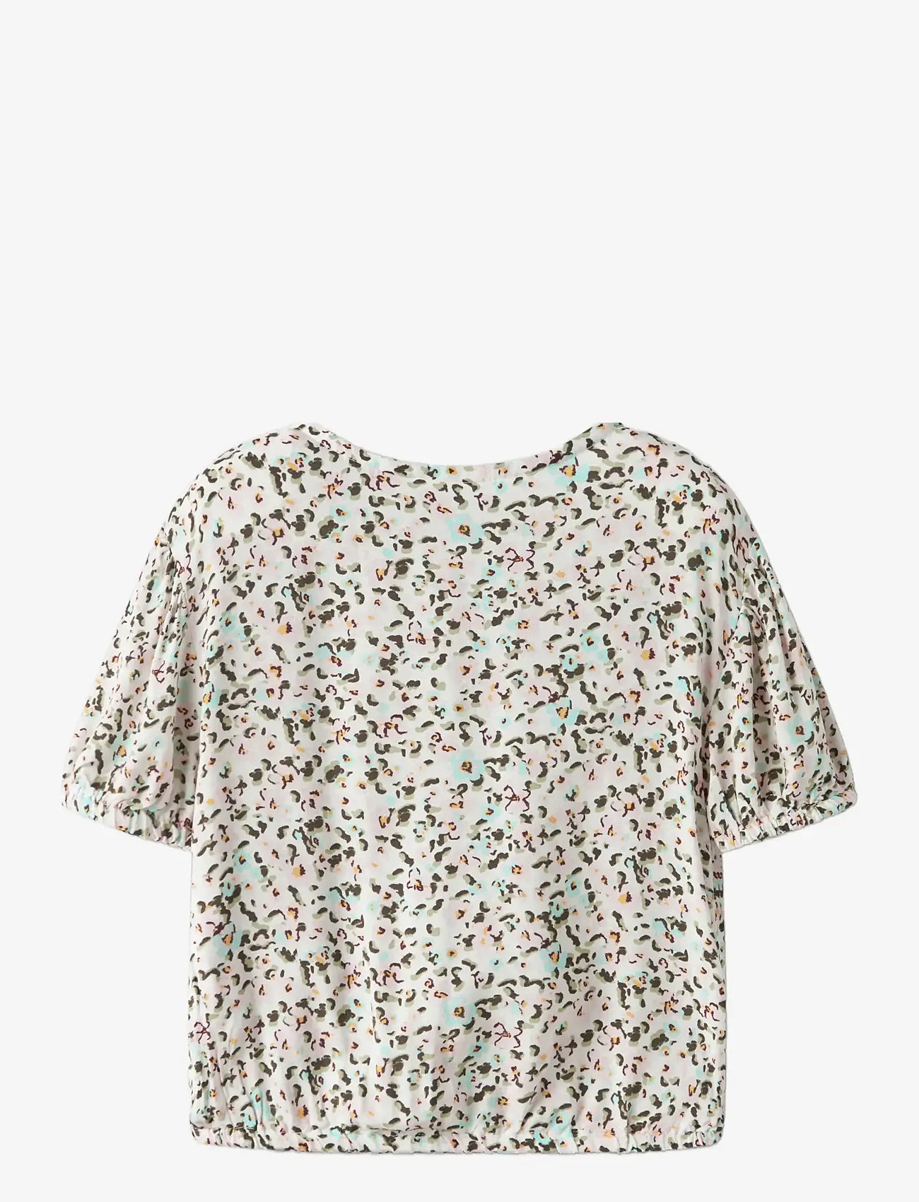 name it - NMFVELMA SS SHORT TOP - blusen & tuniken - bright white - 1