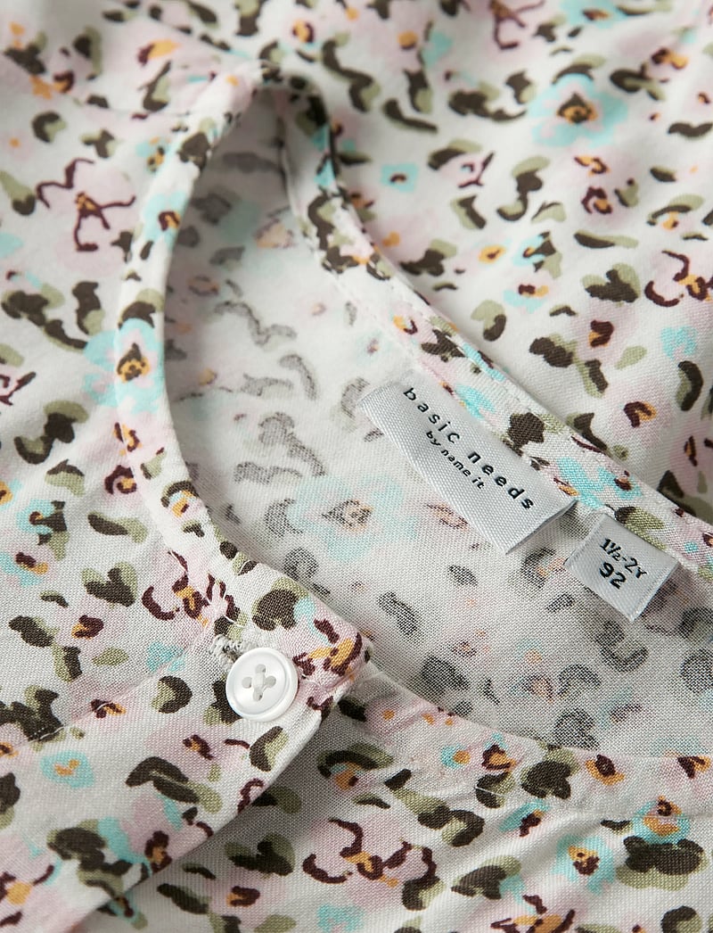 name it - NMFVELMA SS SHORT TOP - blusen & tuniken - bright white - 2