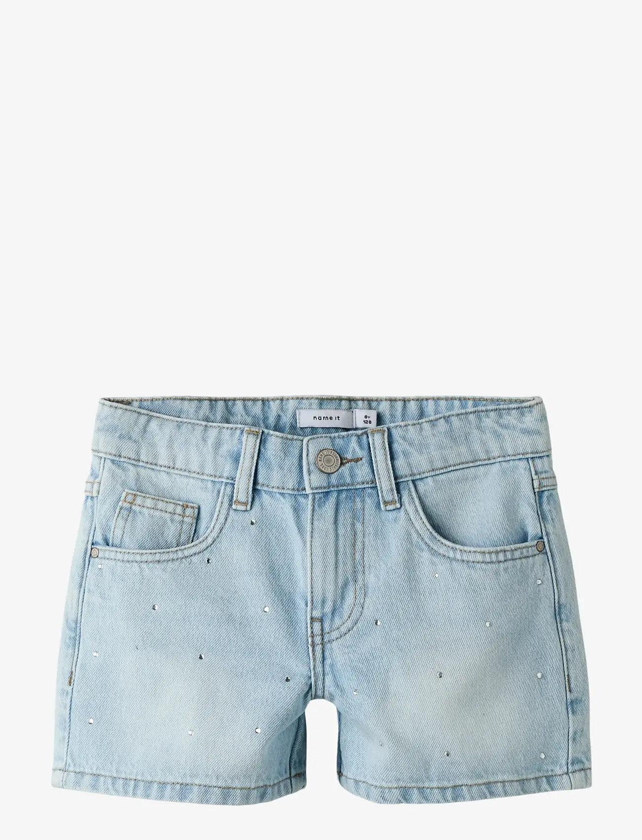 name it - NKFROSE RHINE DNM SHORTS 6042-AC NOOS - džinsiniai šortai - light blue denim - 0