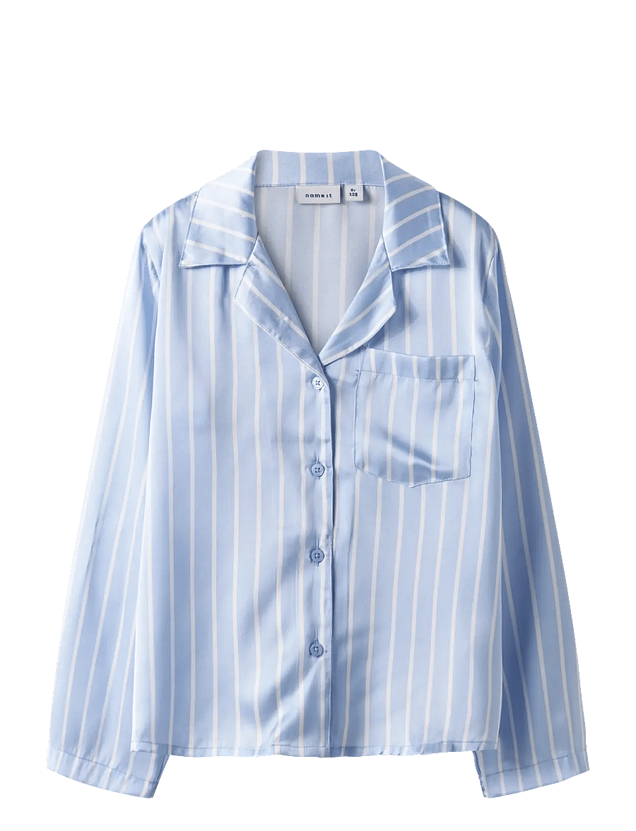 name it - NKFRUTH PY LS SHIRT BOX - langärmlige hemden - kentucky blue - 0