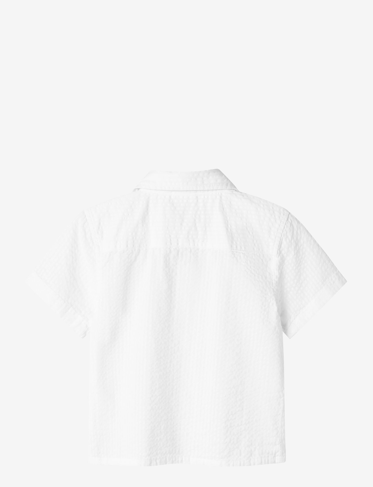 name it - NMMFEBEK SS NREG SHIRT - kortærmede skjorter - bright white - 1