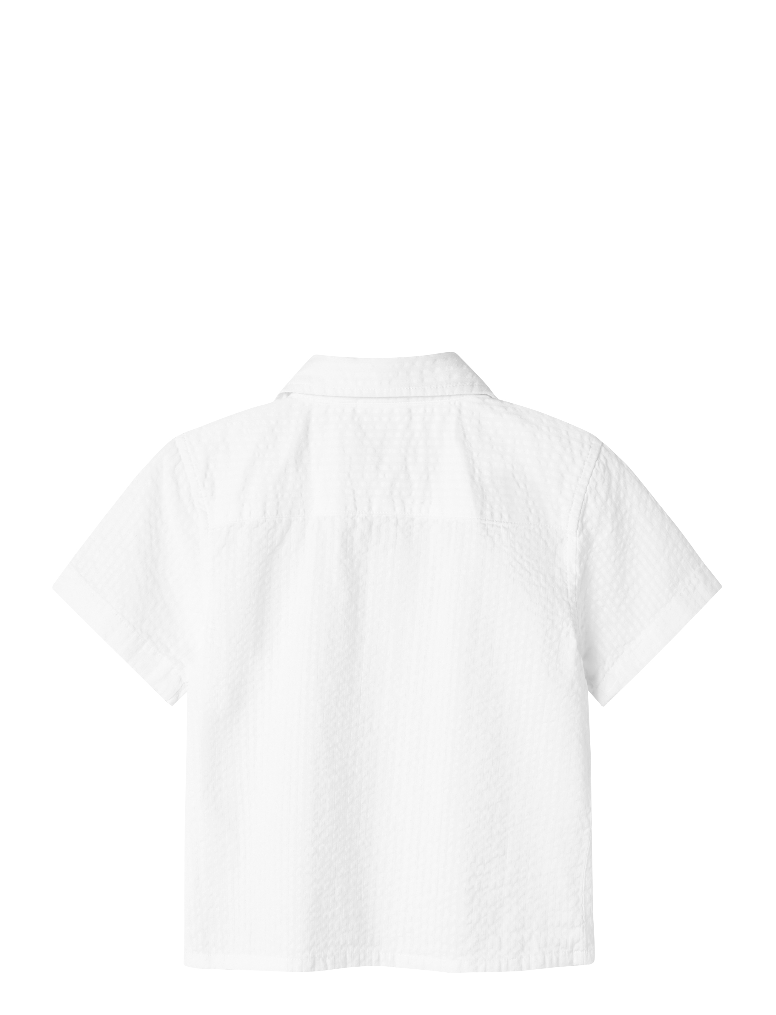 name it - NMMFEBEK SS NREG SHIRT - kortærmede skjorter - bright white - 1