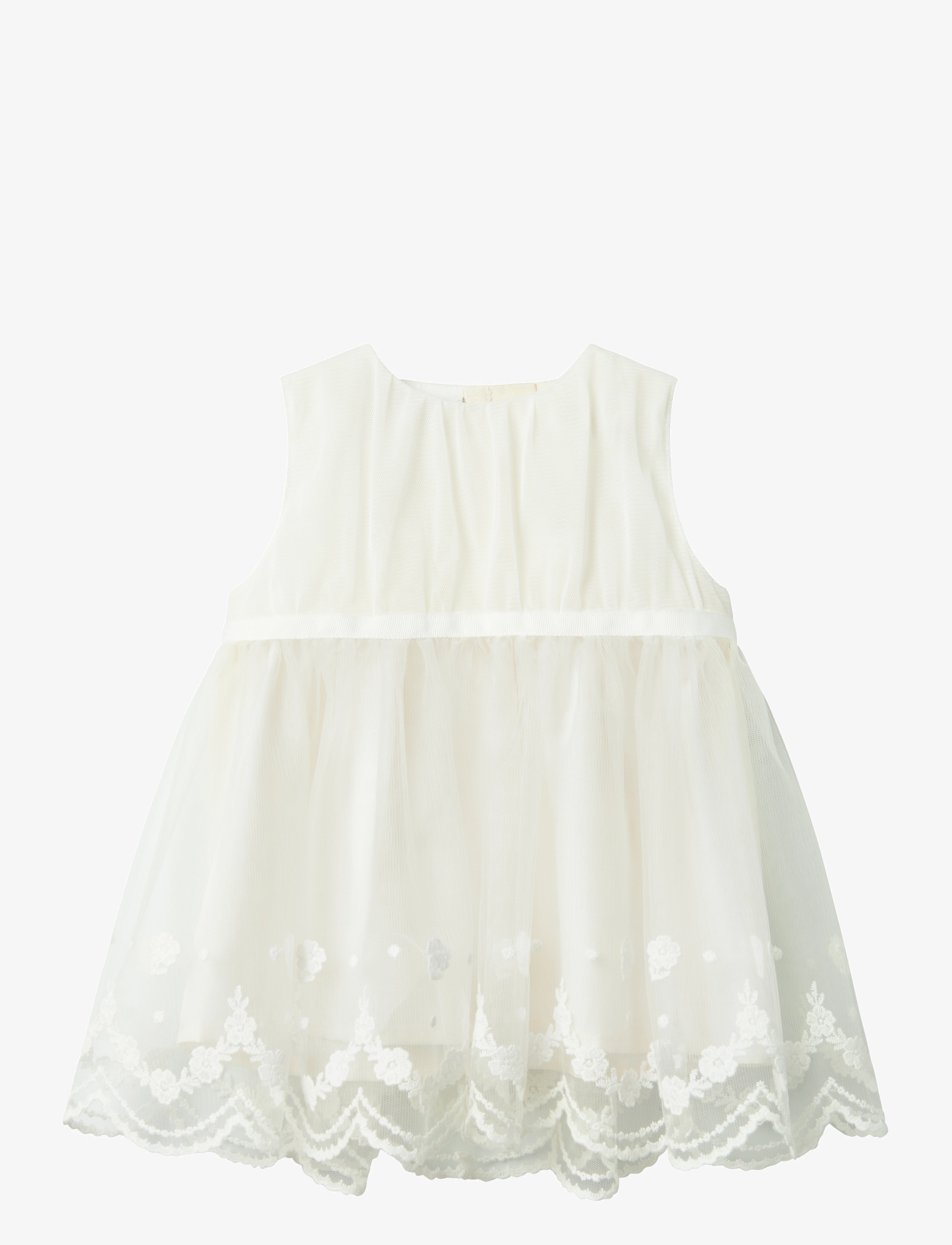name it Nbfdemille Spencer, 86, Baby Dresses, Creme - Sleevless Kinder