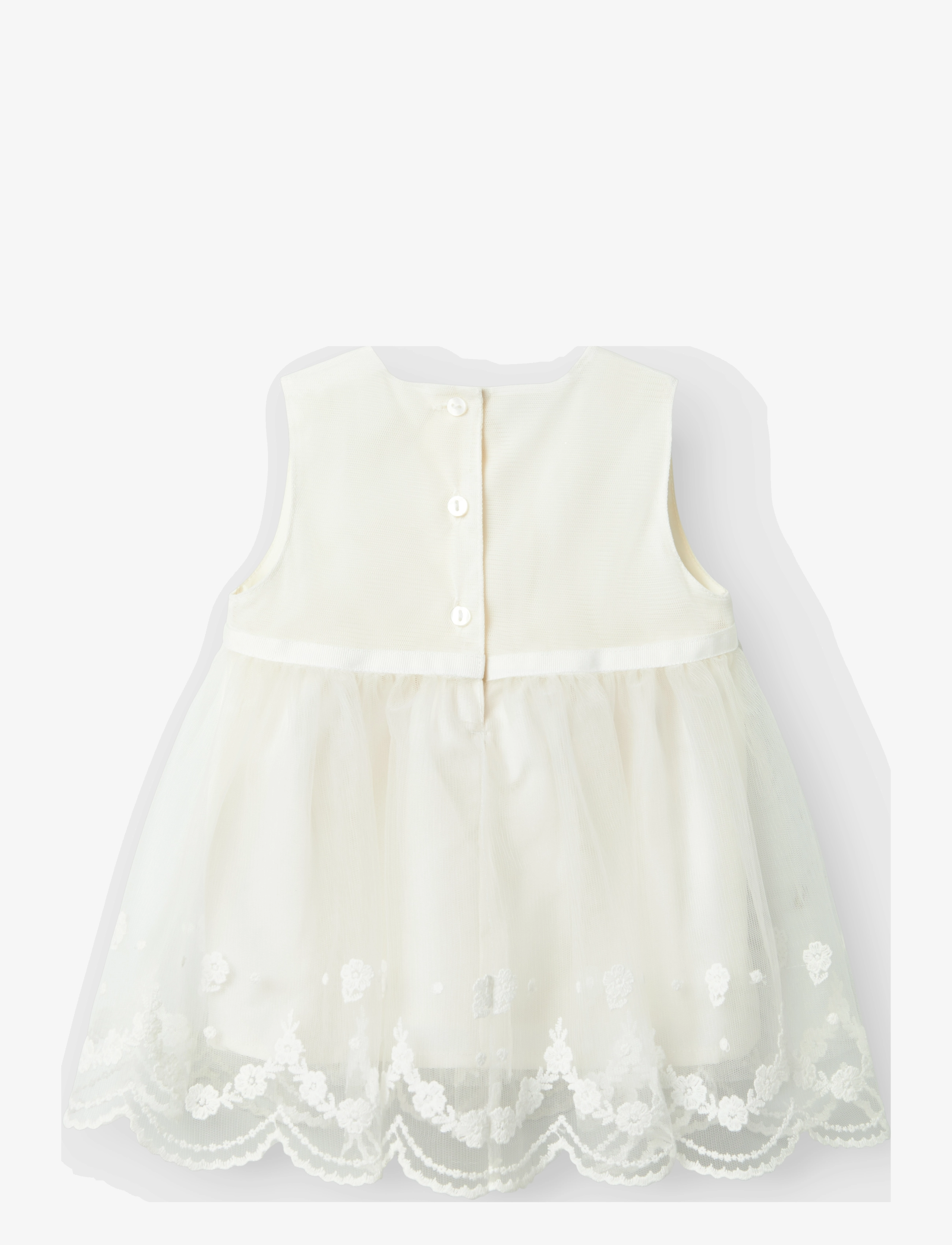 name it - NBFDEMILLE SPENCER - Ärmlösa babyklänningar - cloud dancer - 1