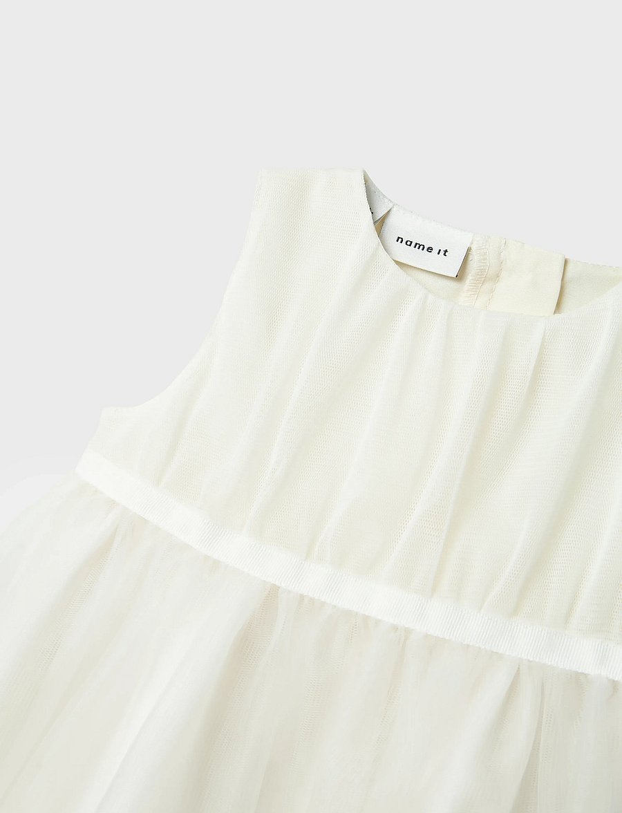 name it - NBFDEMILLE SPENCER - robes pour bébés sans manches - cloud dancer - 2