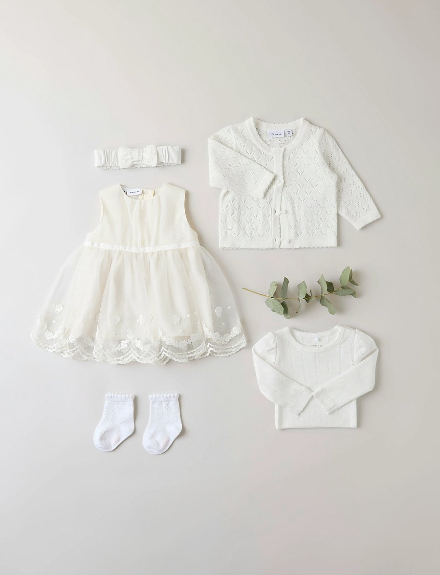 name it - NBFDEMILLE SPENCER - robes pour bébés sans manches - cloud dancer - 3