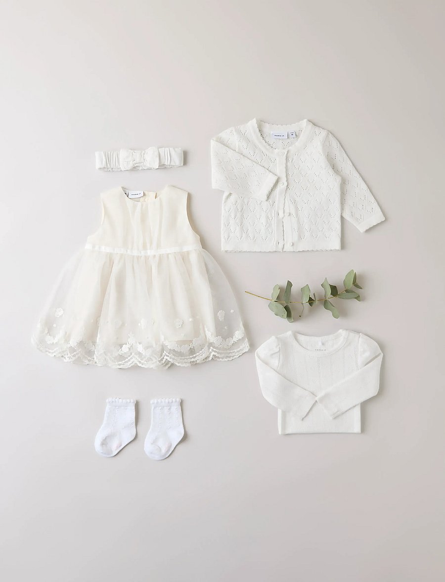 name it - NBFDEMILLE SPENCER - robes pour bébés sans manches - cloud dancer - 4